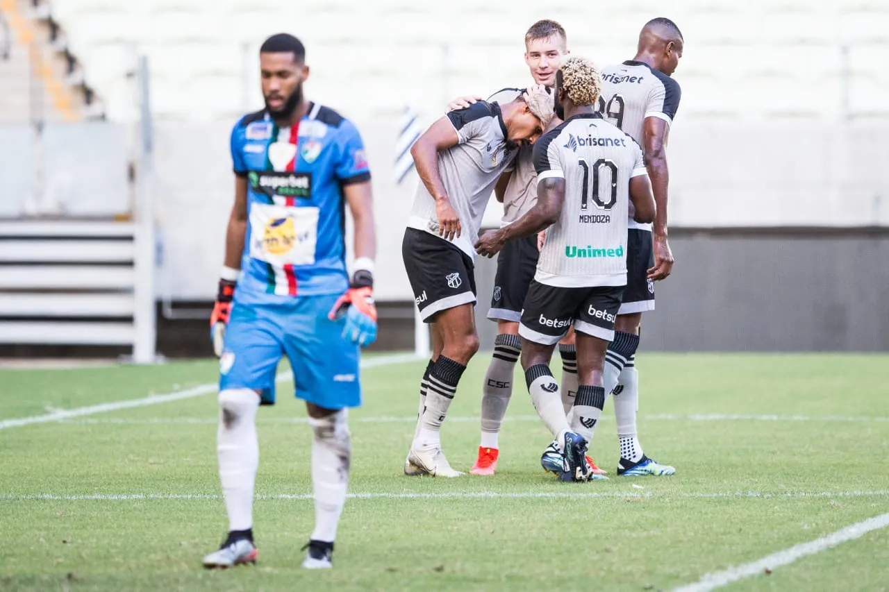 Gabriel Dias marcou seu 2° gol com a camisa do Ceará
