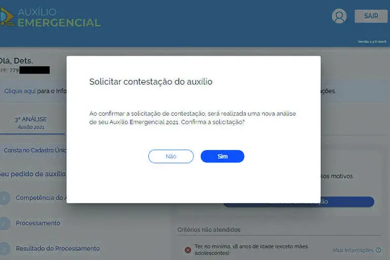 Solicitar contestação
