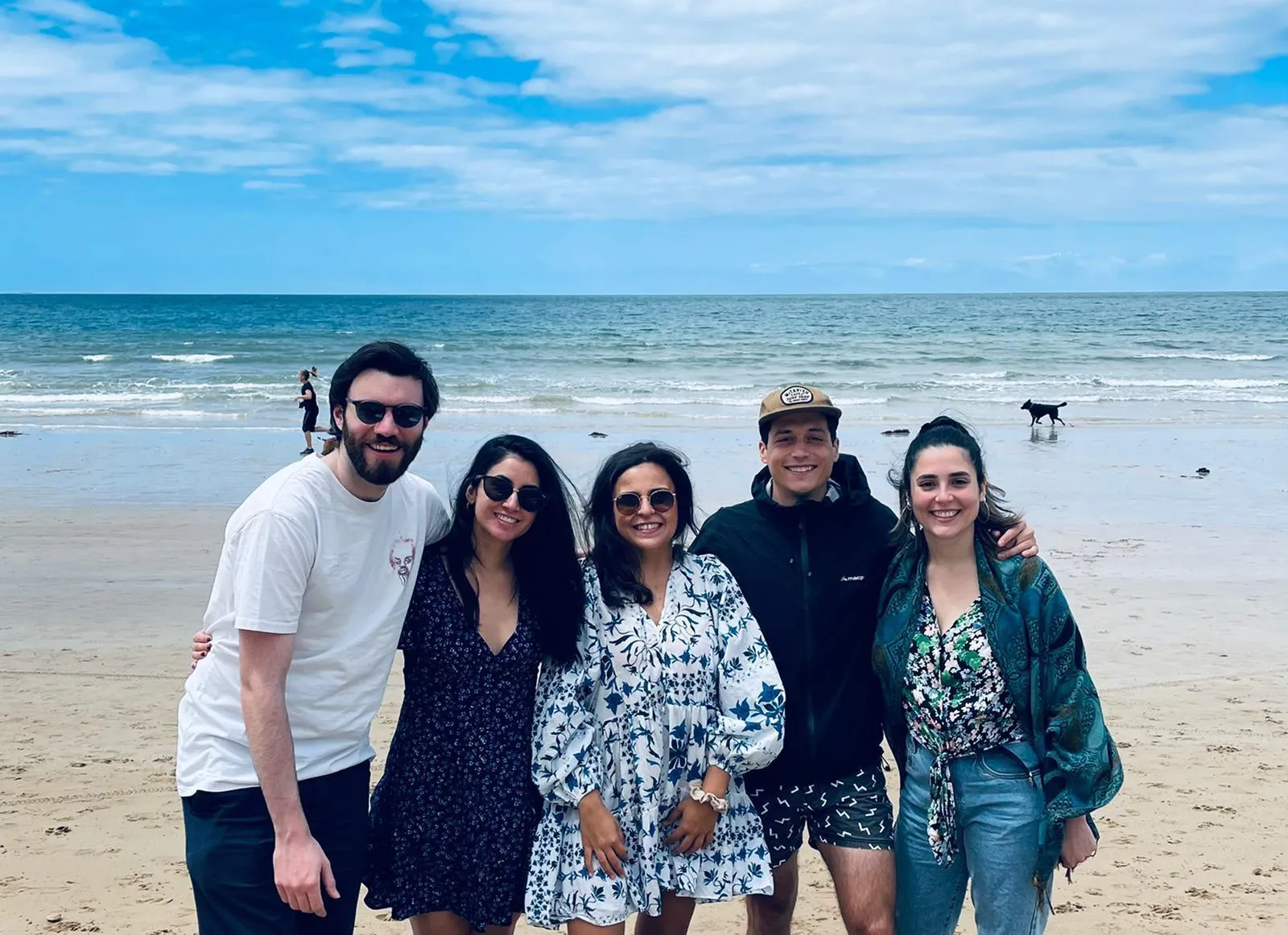 A cearense Lisi Freitas em viagem com amigos no mês de dezembro.