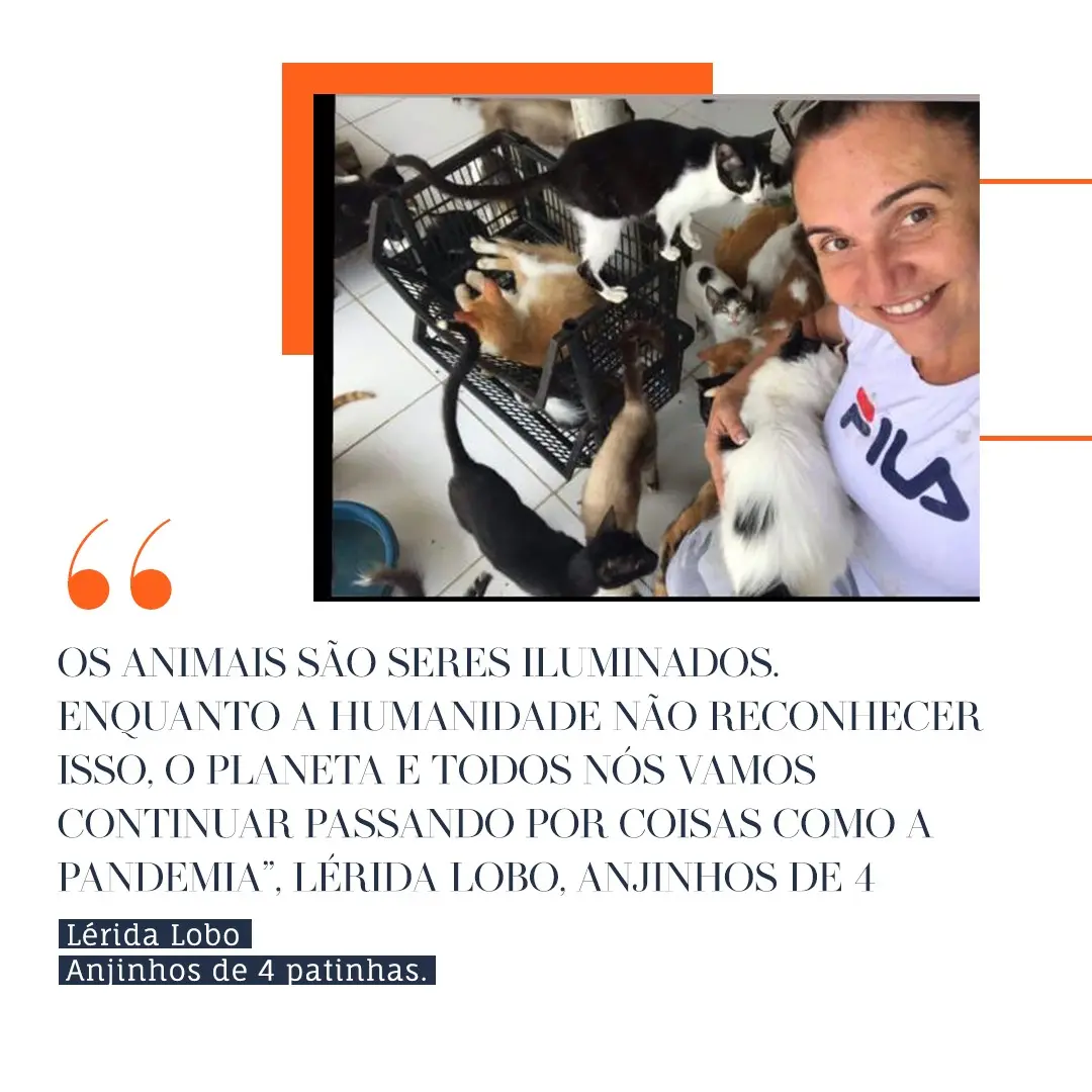 Lérida Lobo, escriturária e Presidente da Associação Anjinhos de 4 patinhas.