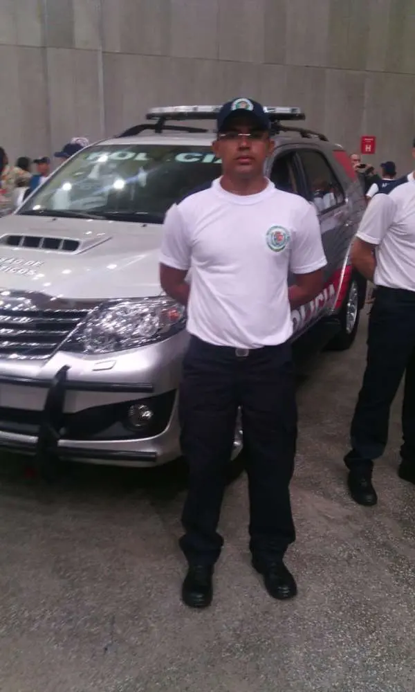 Soldado Sérgio quando ingressou na Polícia Militar