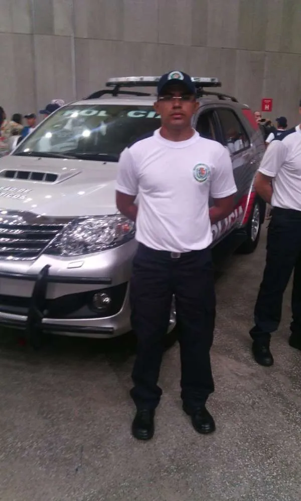 Soldado Sérgio quando ingressou na Polícia Militar