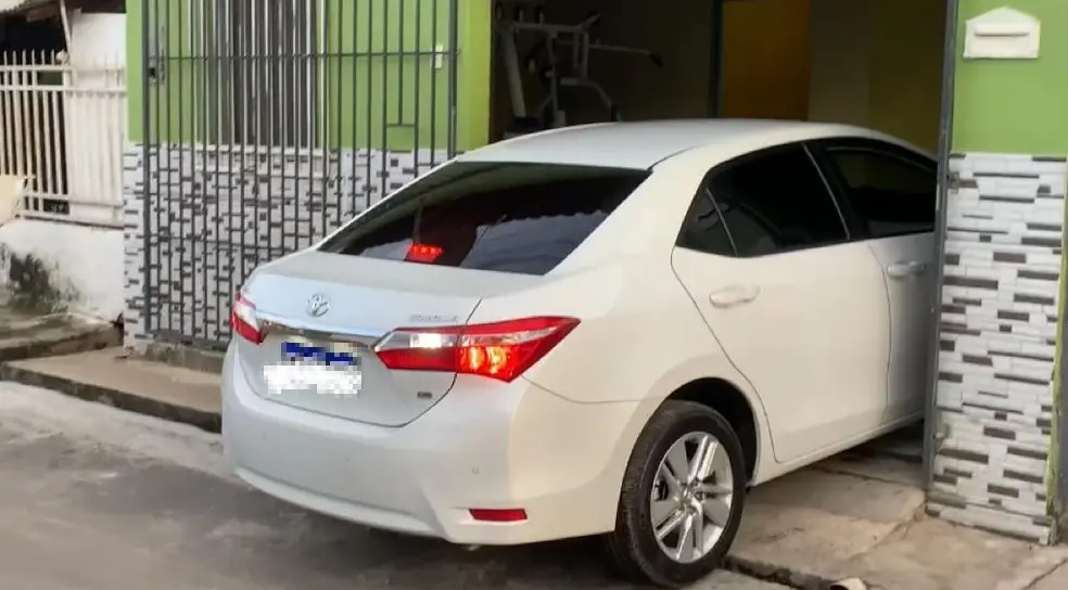 Carro obtido pela quadrilha