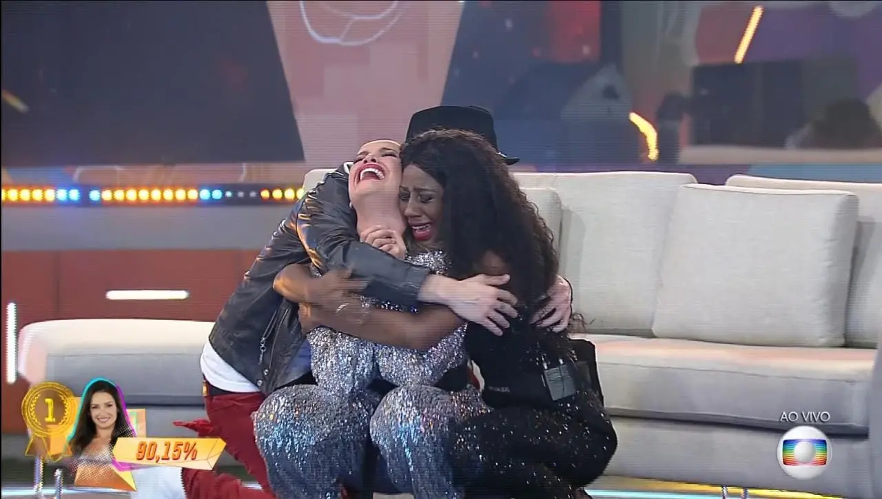 Momento em que Juliette ganha o BBB 21