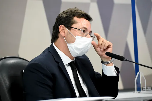 Wajngarten participa da CPI para tratar de juízos de opinião acerca do Governo Federal