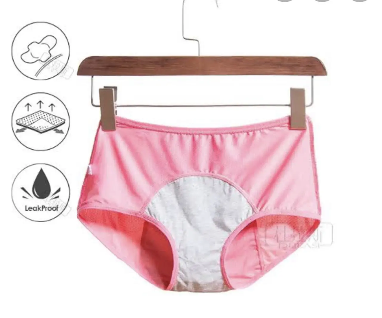 Calcinha absorvente.
