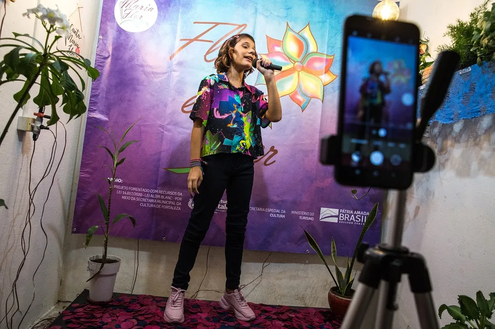 O protagonismo de Maria Flor tendo como suporte a música tem fomentado várias ações durante o período pandêmico