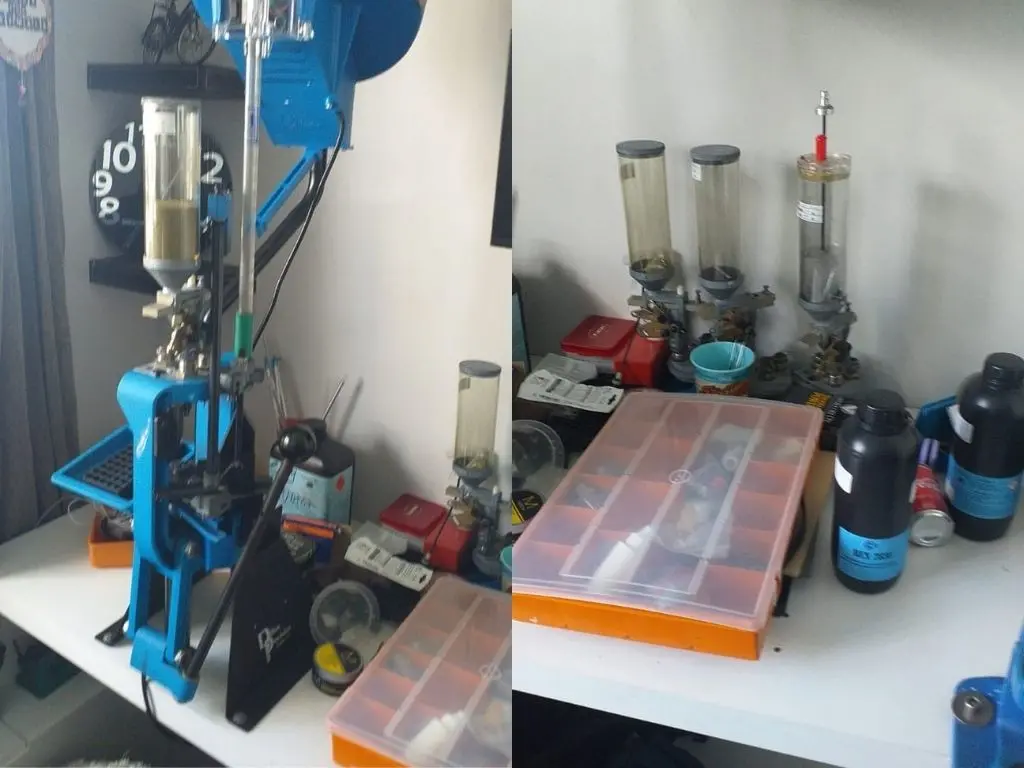 Máquina usada para fabricação de munições