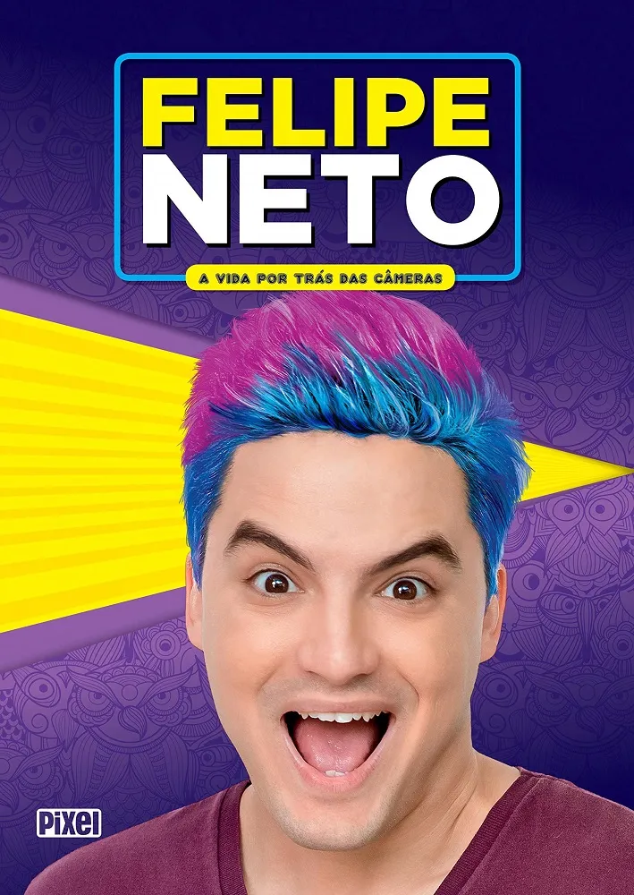 Capa do livro do youtuber Felipe Neto, publicado em 2018