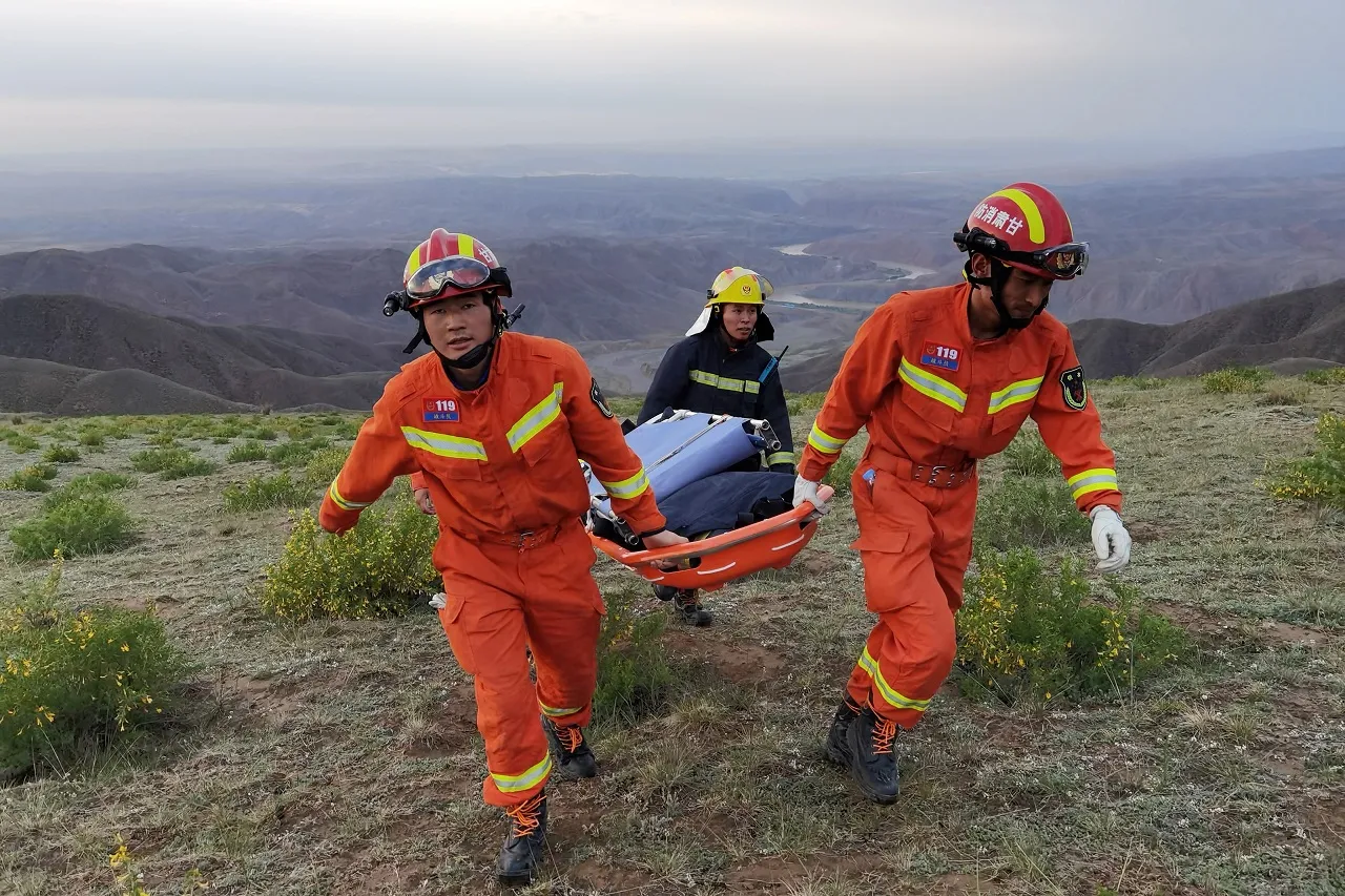 Resgate levou mantimentos a participantes da corrida de montanha cross-country