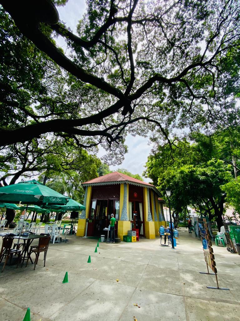 O Passeio Público é a mais antiga praça de Fortaleza, com uma linda vista para o mar e árvores centenárias.