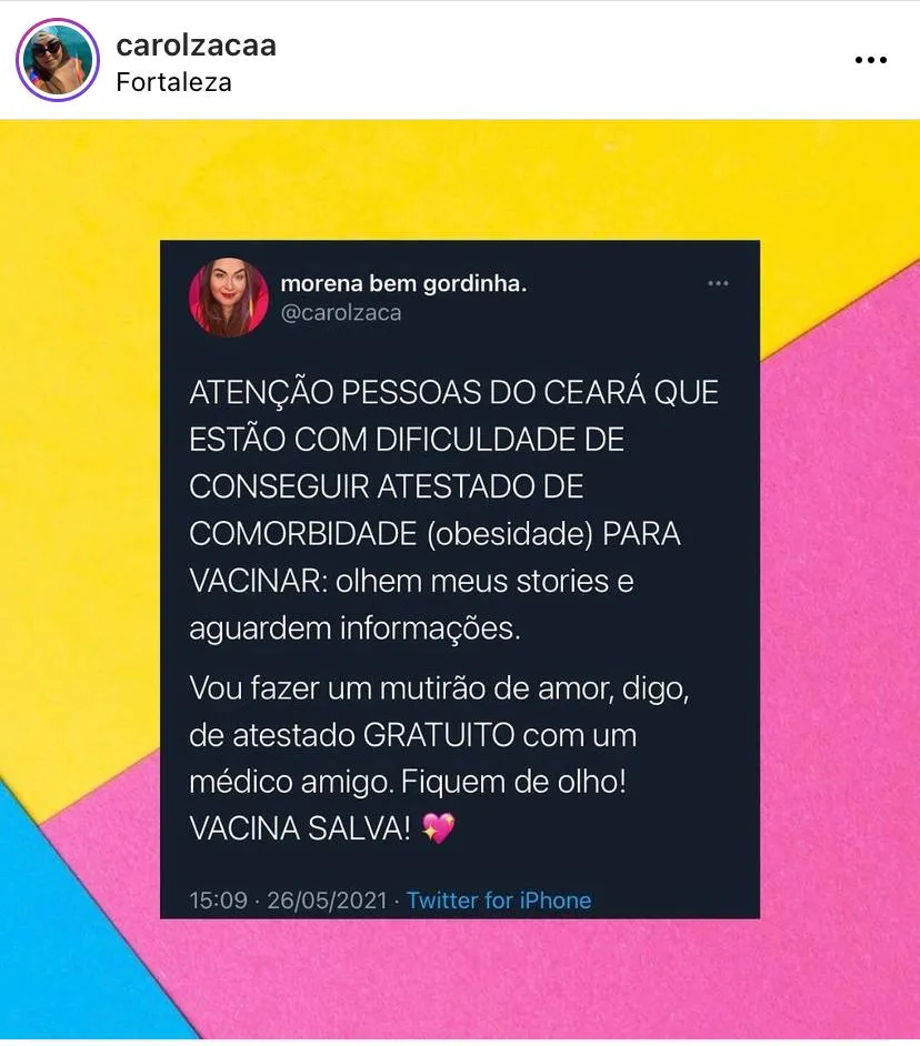 O evento foi organizado pela digital influencer Carol Zacarias