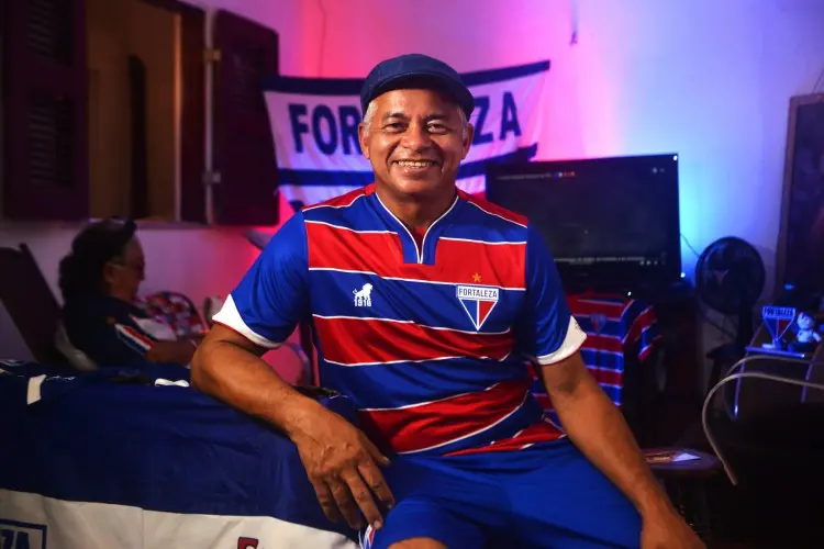 Foto da nova camisa do Fortaleza para 2021