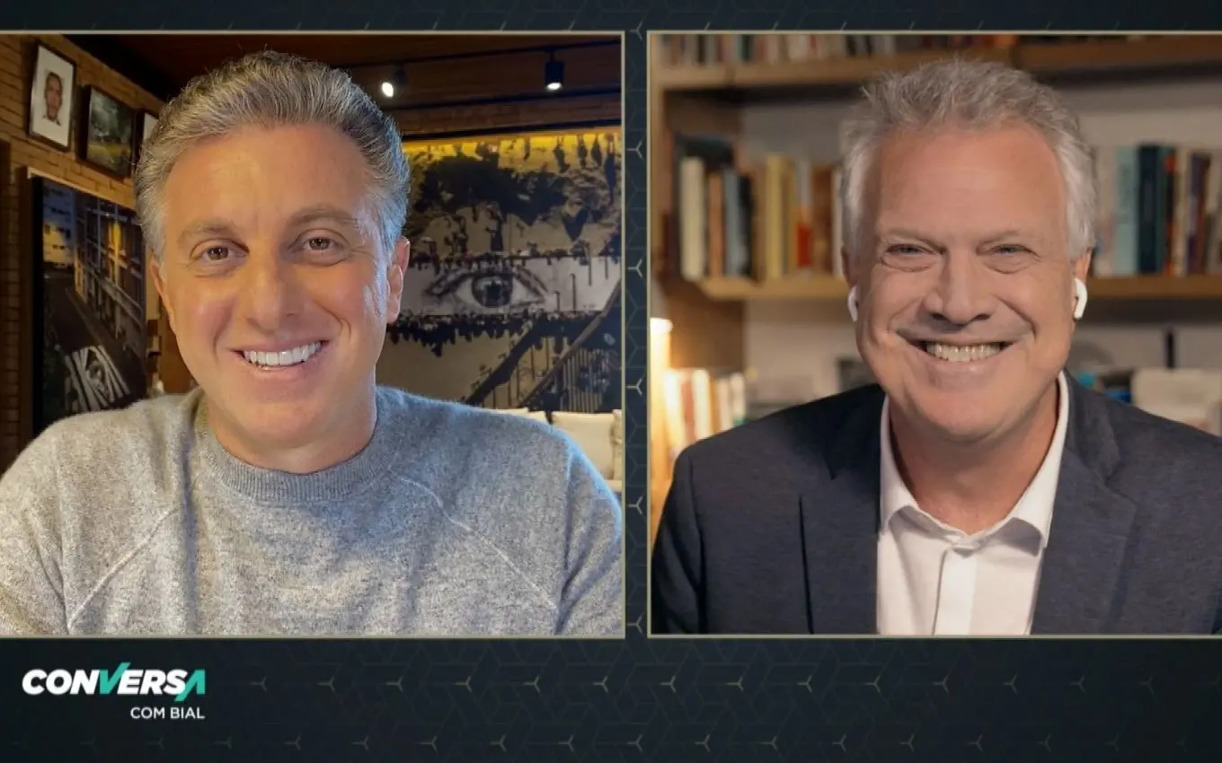 Luciano Huck em entrevista a Pedro Bial