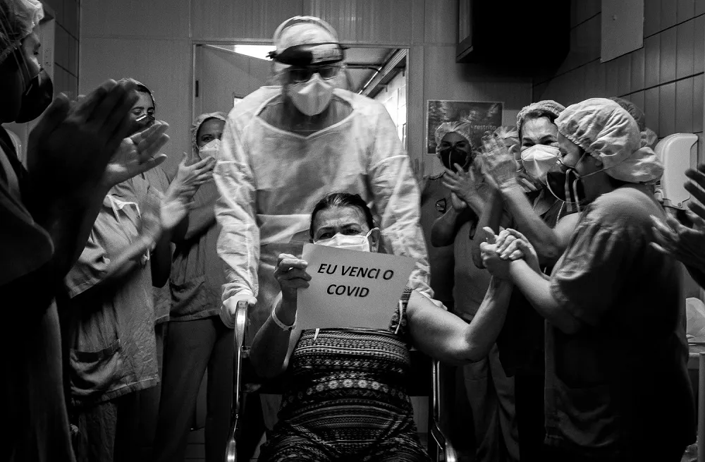 Retratos de esperança em meio à pandemia da Covid-19.