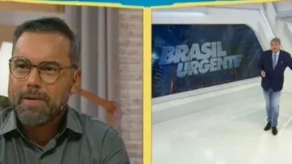 Datena e Alex Sampaio ao vivo na Band