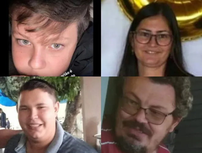 Quatro membros da mesma família foram mortos por Lázaro, segundo a polícia