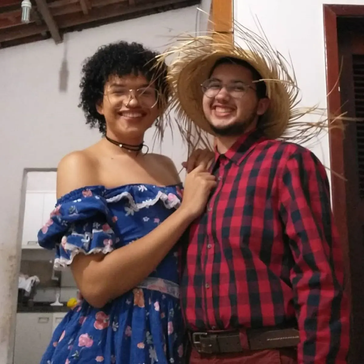 Artista trans Sy Gomes e o namorado Rodrigo Alencar