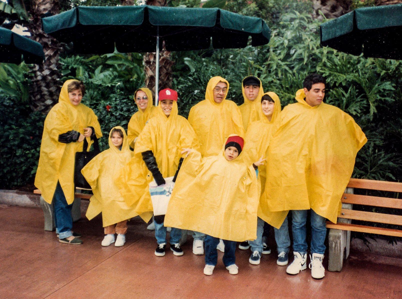 Cícero Chaves com irmãos em viagem para Disney