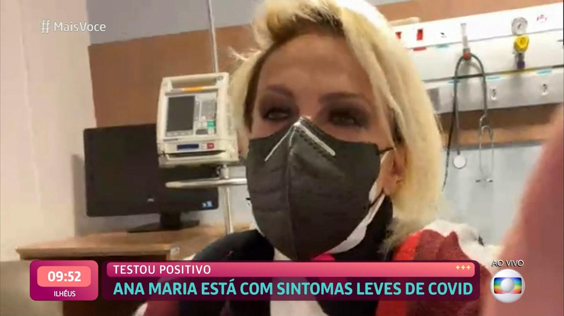 Apresentadora participou do programa ao vivo por videoconferência