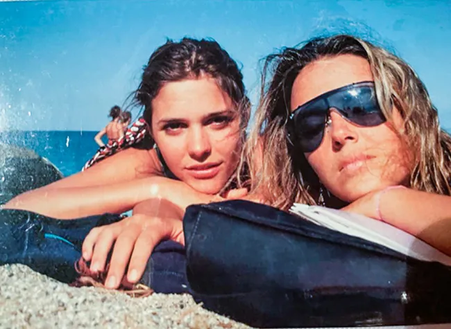 Helena Rizzo e Fernanda Lima em Barcelona.