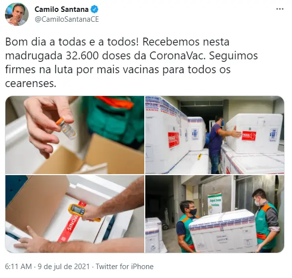 Tweet Camilo Santana