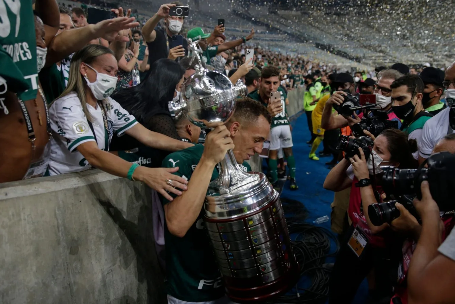 A final da Copa América de 2020 registrou aglomerações no Maracanã