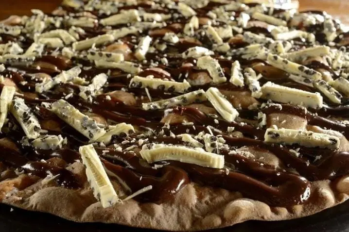 Pizza doce da pizzaria Villa Roma Pizza