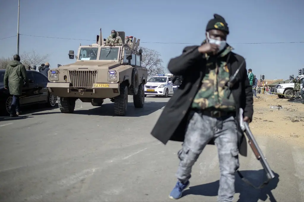 Tropas na áfrica do Sul