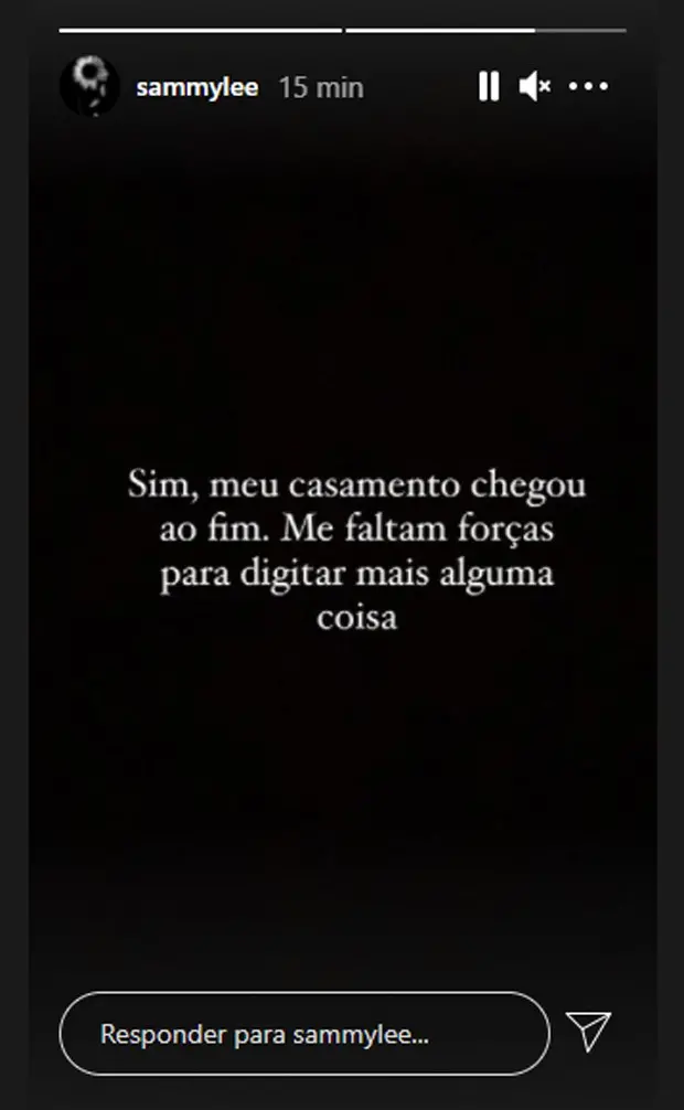 Sammy Lee anuncia separação de Pyong Lee