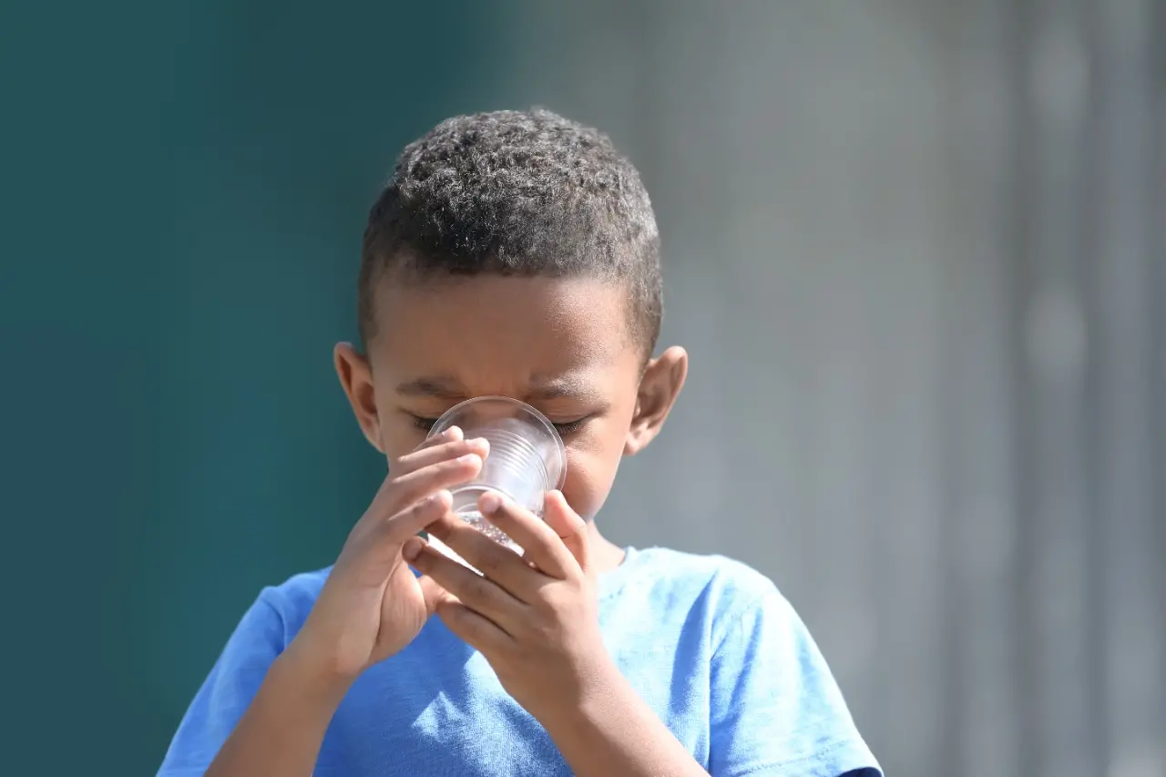 Soro caseiro crianças