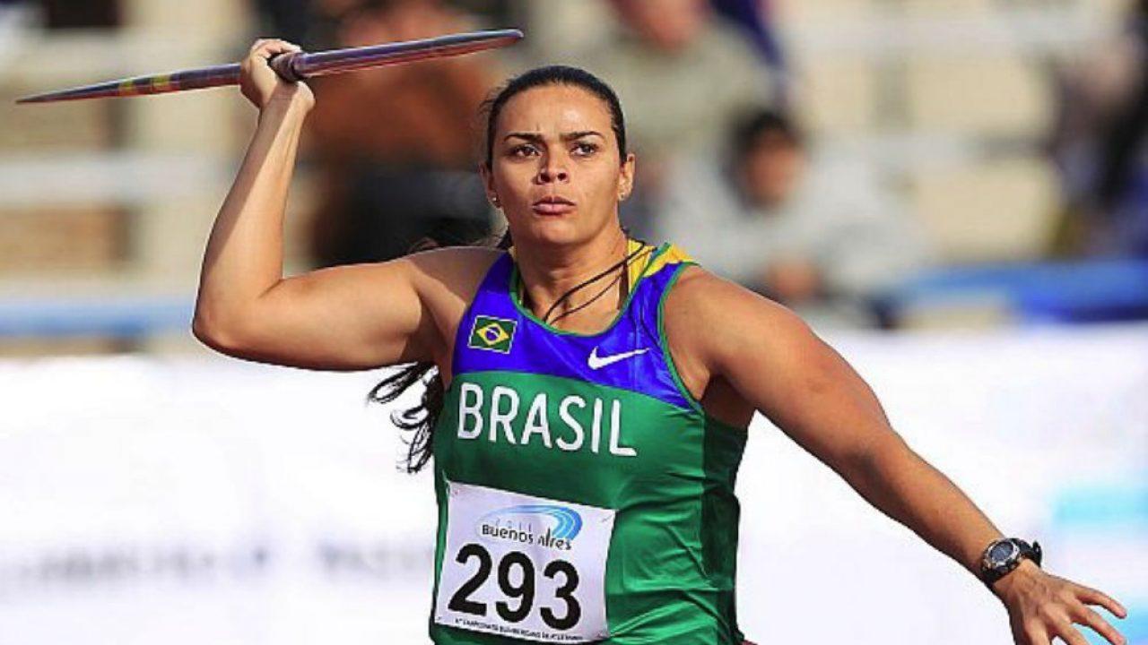 Laila Ferrer em ação no atletismo