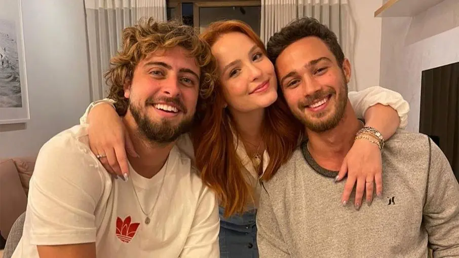 Larissa Manoela, André Luiz Frambach e Eike Duarte