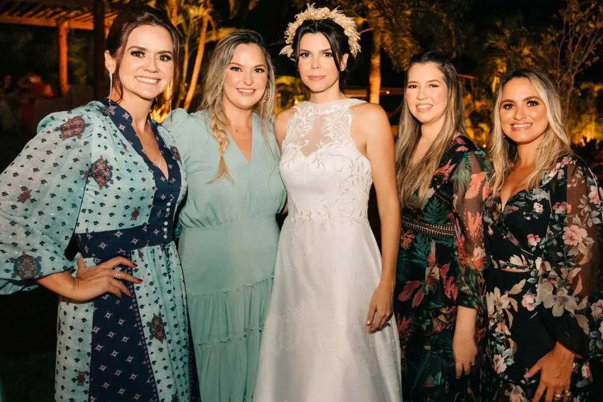 Foto de Maira Cunha, Grasielly Pinho, Milena Carneiro, Carla e Roberta Gurgel