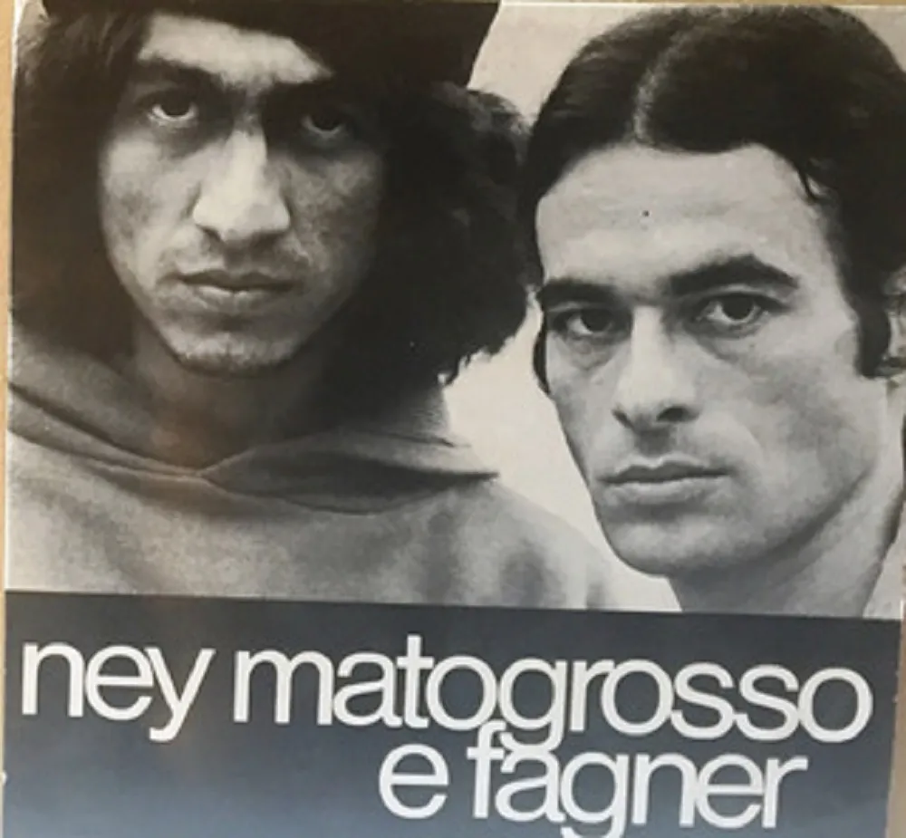 Capa do compacto lançado por Fagner e Ney Matogrosso em 1975, com as canções 