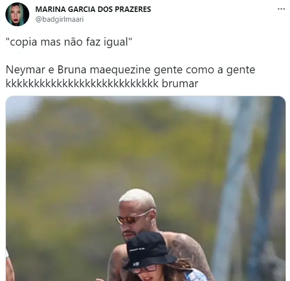 Tweet sobre Brumar