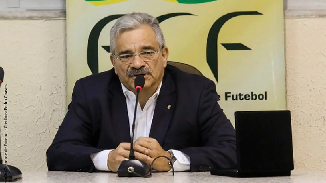 Mauro Carmélio dirige a Federação Cearense de Futebol (FCF) desde 2005