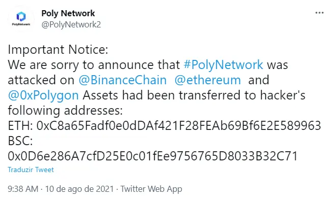 Poly Network on Twitter