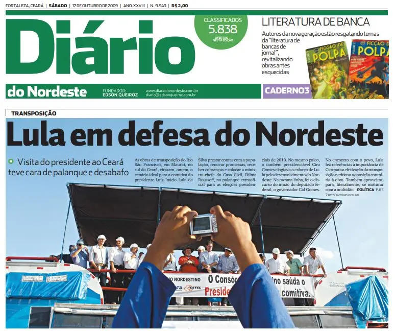 Lula na Transposição