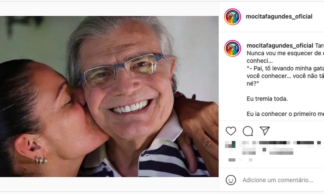 Nora do ator, que faleceu com Covid-19, relembrou momentos da vida ao lado do artista