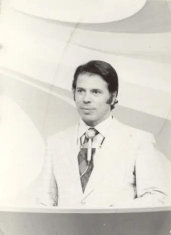 Silvio Santos no início da carreira