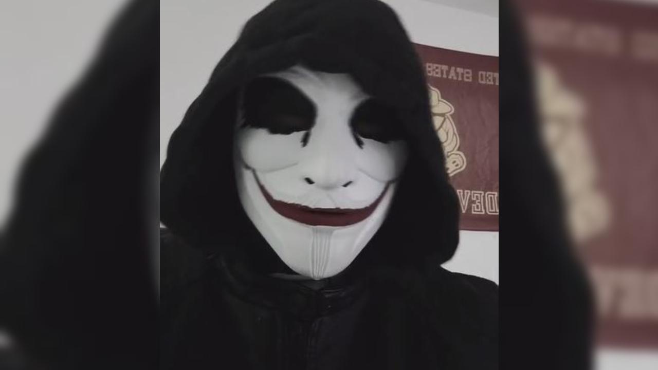 Print de vídeo com máscara do Grande Londini