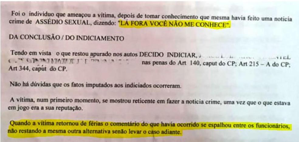 Inquérito tentativa de estupro de vendedora da Tim no Rio de Janeiro