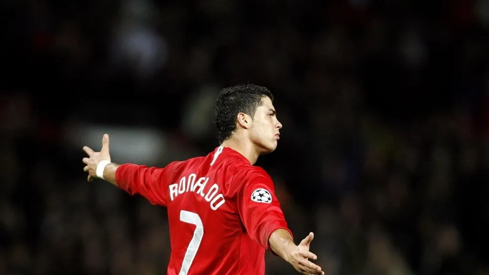 Cristiano Ronaldo se tornou uma estrela mundial no Manchester United