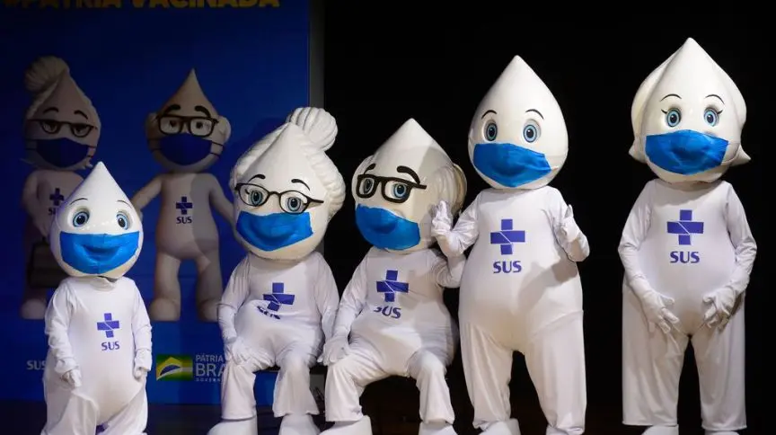 Família do mascote Zé Gotinha