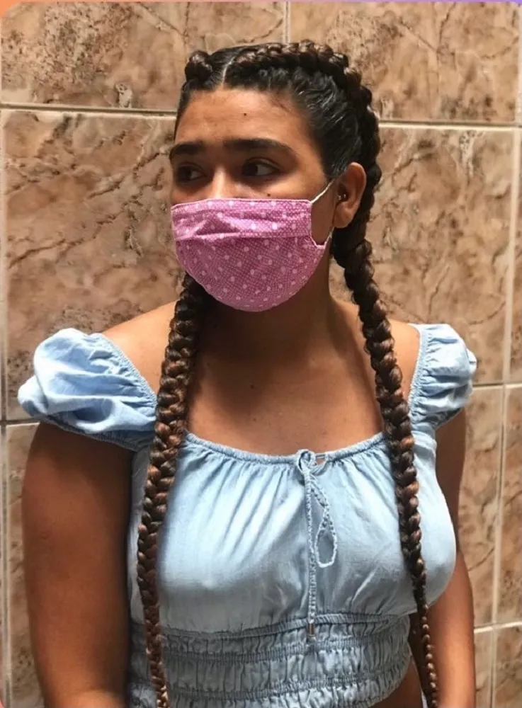 Estilo tradicional de trança boxeadora