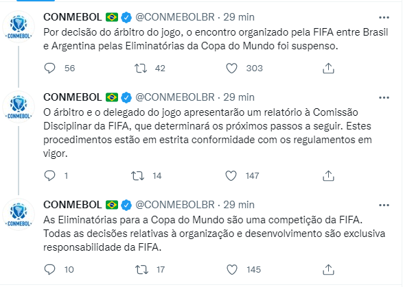 Anvisa interrompe jogo do Brasil e Argentina e partida é suspensa - Jornal  O Diário
