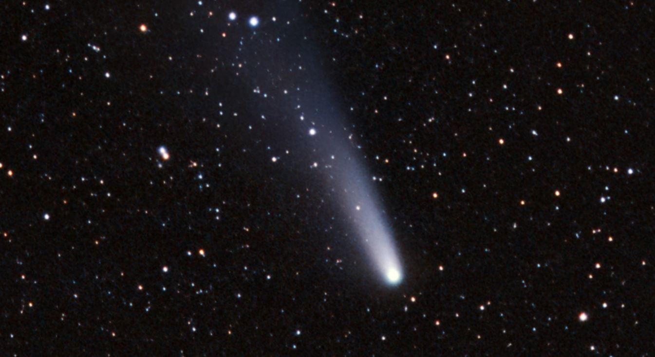 Cometa Halley fotografado em aparição de 1986