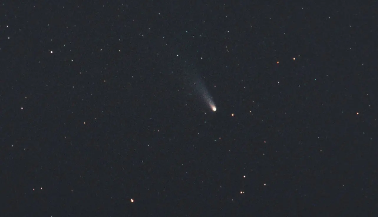 Cometa Halley fotografado em aparição de 1986