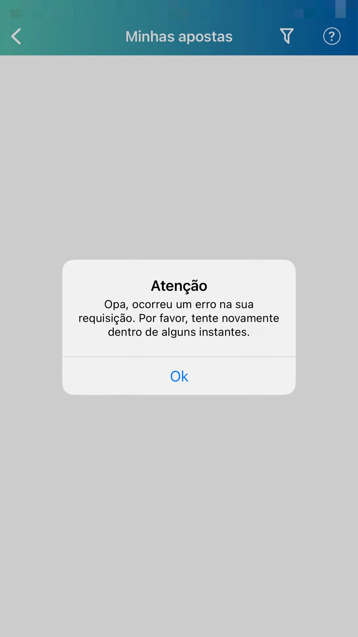 aplicativo da caixa fora do ar